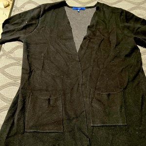 Black cardigan